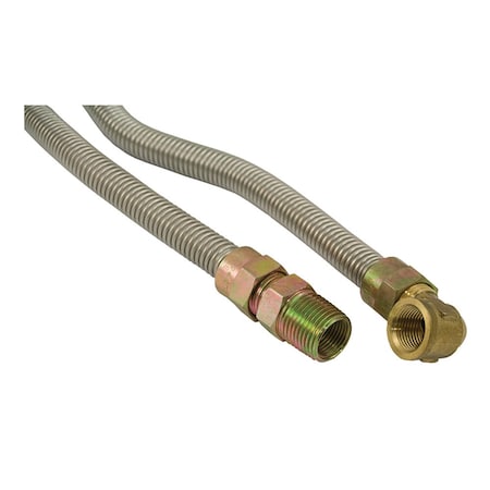 Jones Stephens 1/2in OD 3/8in ID X 48in Long, 1/2in Male Pipe Thread X 3/8in Female Pipe Thread Angle Fitting G72065